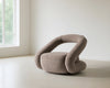 Divani Casa Tony Modern Brown Fabric Swivel Accent Chair Model VGOD-ZW-24074-G1002-5
