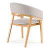 Truman Mid-Century Modern Grey + Natural Oak Dining Chair