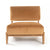 Modrest Tucker Mid Century Modern Camel Velvet & Chestnut Accent Chair Model VGRH-RHS-AZHT05-TAN