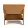Modrest Tucker Mid Century Modern Camel Velvet & Chestnut Accent Chair Model VGRH-RHS-AZHT05-TAN