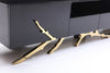 Modrest Legend Modern Black & Gold 79" Tv Stand Model VGVCTV8111-BLK
