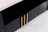 Modrest Kingsley Modern Marble & Rosegold Tv Stand Model VGVCTV8933