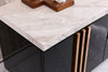 Modrest Kingsley Modern Marble & Rosegold Tv Stand Model VGVCTV8933