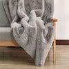 Furniture of America Caparica Silver Contemporary Throw Blanket Model TW4143