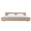 Divani Casa Tyree Modern Tufted Sand Fabric Bed Model VGOD-DY-22116-SAND