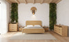 Dresden Modern Natural Acacia Bed