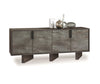 Nova Domus Amsterdam Modern Grey Volcano & Eucalyptus Oak Buffet Model VGACAMSTERDAM-OAK-BUF