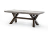 Modrest Urban Concrete Rectangular Dining Table Model VGDEU1501V
