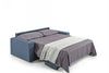 Modrest Made In Italy Urrita Modern Blue Fabric Sofa Bed With Full Size Mattress Model VGACURRITA-Q-BLUE