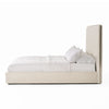 Modrest Valhalla Contemporary White Fabric Bed Model VGKK-KFB1008-WHT-BED