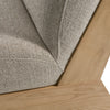 Divani Casa Vance Modern Sand Fabric & Wood Accent Chair Model VGKK-KF.A2387-SAND