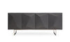 Modrest Vanguard Modern Dark Grey High Gloss Buffet Model VGVCG1108-BUF-GRY