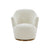 Modrest Vera Modern Sherpa Swivel Accent Chair Model VGRHAC-542-WHT-CH