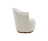 Modrest Vera Modern Sherpa Swivel Accent Chair Model VGRHAC-542-WHT-CH