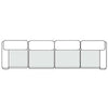 Divani Casa Vicki Modern Grey Fabric Modular Sectional Sofa 4 Piece Sectional Model VGKK-KF.8033-SECT-GRY-4-Piece Sectional