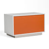 A&X Victoria Modern White Crocodile Nightstand Model VGUNAW324-80-CROC