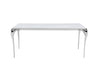 Modrest Vince Modern Faux Marble & Stainless Steel Dining Table Model VGZAT107-DT-1