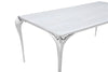 Modrest Vince Modern Faux Marble & Stainless Steel Dining Table Model VGZAT107-DT-1