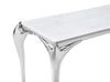 Modrest Vince Faux Marble & Stainless Steel Console Table Model VGZAX107-GRY