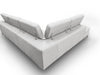 Lamod Italia Viola Italian Contemporary Grey Leather Left Facing Sectional Sofa Model VGCCVIOLA-KIM-GRY-LAF-SECT