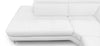 Lamod Italia Viola Italian Contemporary White Leather Left Facing Sectional Sofa Model VGCCVIOLA-KIM-WHT-LAF-SECT