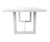 Renava Wake Modern White Outdoor Dining Table Model VGGEMONTALK-CH-WHT-1