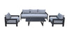Renava Wake Outdoor Dark Charcoal Sofa Set Model VGGE-WAKE-SOFA-SET-GRY