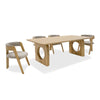 Modrest Washington Modern Natural Oak Rectangular Dining Table Model VGME121257-DT