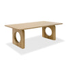 Modrest Washington Modern Natural Oak Rectangular Dining Table Model VGME121257-DT