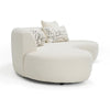 Divani Casa Weldon Modern Cream Fabric Curved Sectional Model VGOD-ZW-24024-CRM