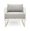 Renava Wharf Outdoor Light Grey And White Sofa Set Model VGGES0273SA-WHT-SET