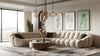 Divani Casa Yolonda Modern Beige Curved Sectional Sofa Model VGEV-2126B-LGB-SECT