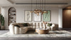 Divani Casa Yolonda Modern Beige Curved Sectional Sofa Model VGEV-2126B-LGB-SECT