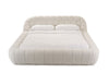 Divani Casa Yolonda Modern Off White Fabric Bed Queen Model VGEV-A127-BED-OFFWHT-Q