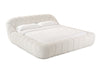 Divani Casa Yolonda Modern Off White Fabric Bed Model VGEV-A127-BED-OFFWHT