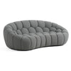 Divani Casa Yolonda Modern Curved Light Grey Fabric Sofa Set Model VGEV2126C-SET-C-07