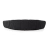 Divani Casa Yolonda Black Fabric Sectional Sofa Model VGEV-2126B-BLK