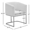 Modrest Yukon Modern Light Grey Fabric Dining Chair Model VGVCB8362-LTGRY-DC