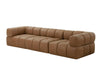 Divani Casa Everest Modern Brown Leather Modular Armless Sectional Seat Model VGOD-ZW-23118-ARM