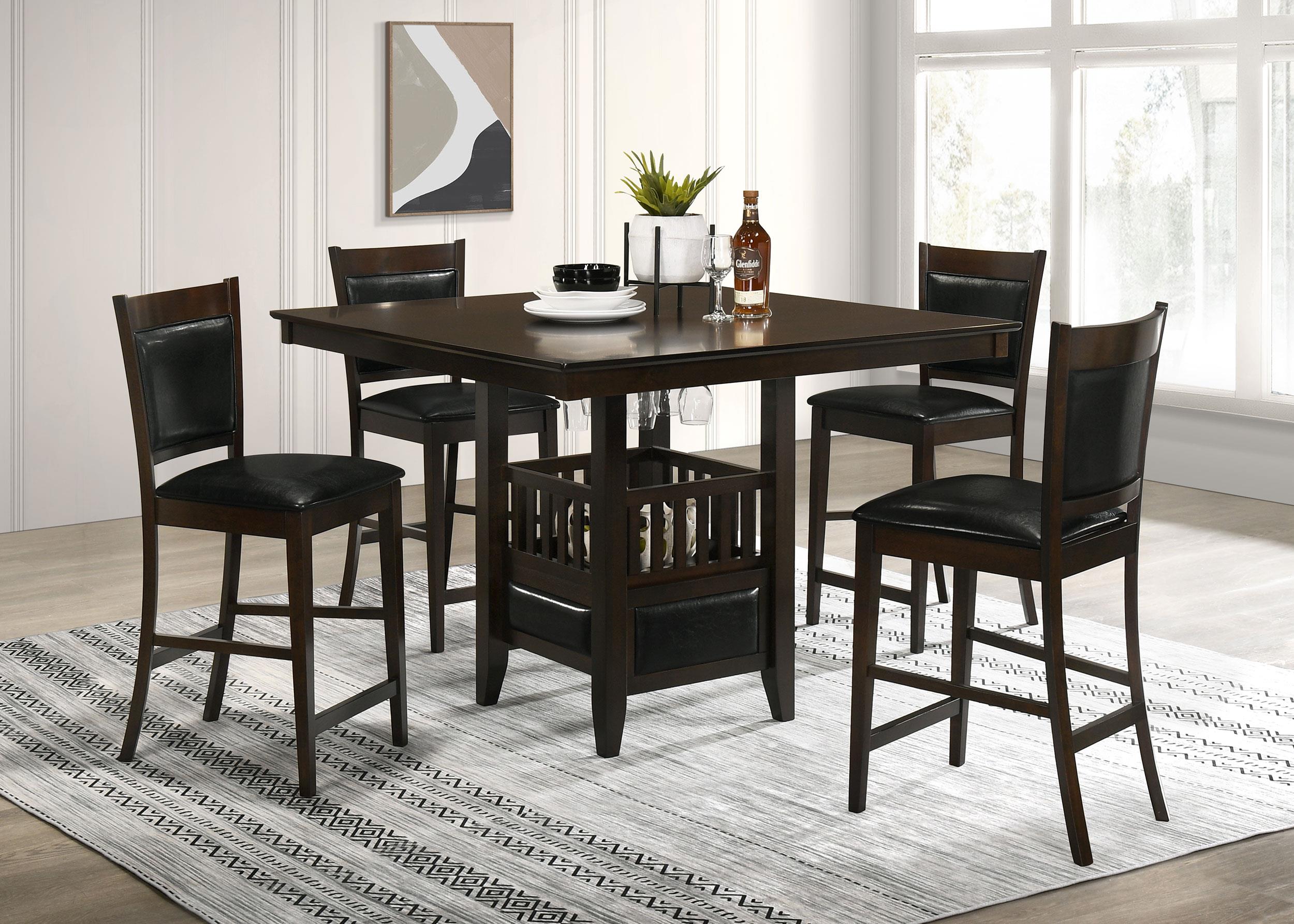 Coaster Jaden Transitional Counter Height Dining Table Model 100958-S5