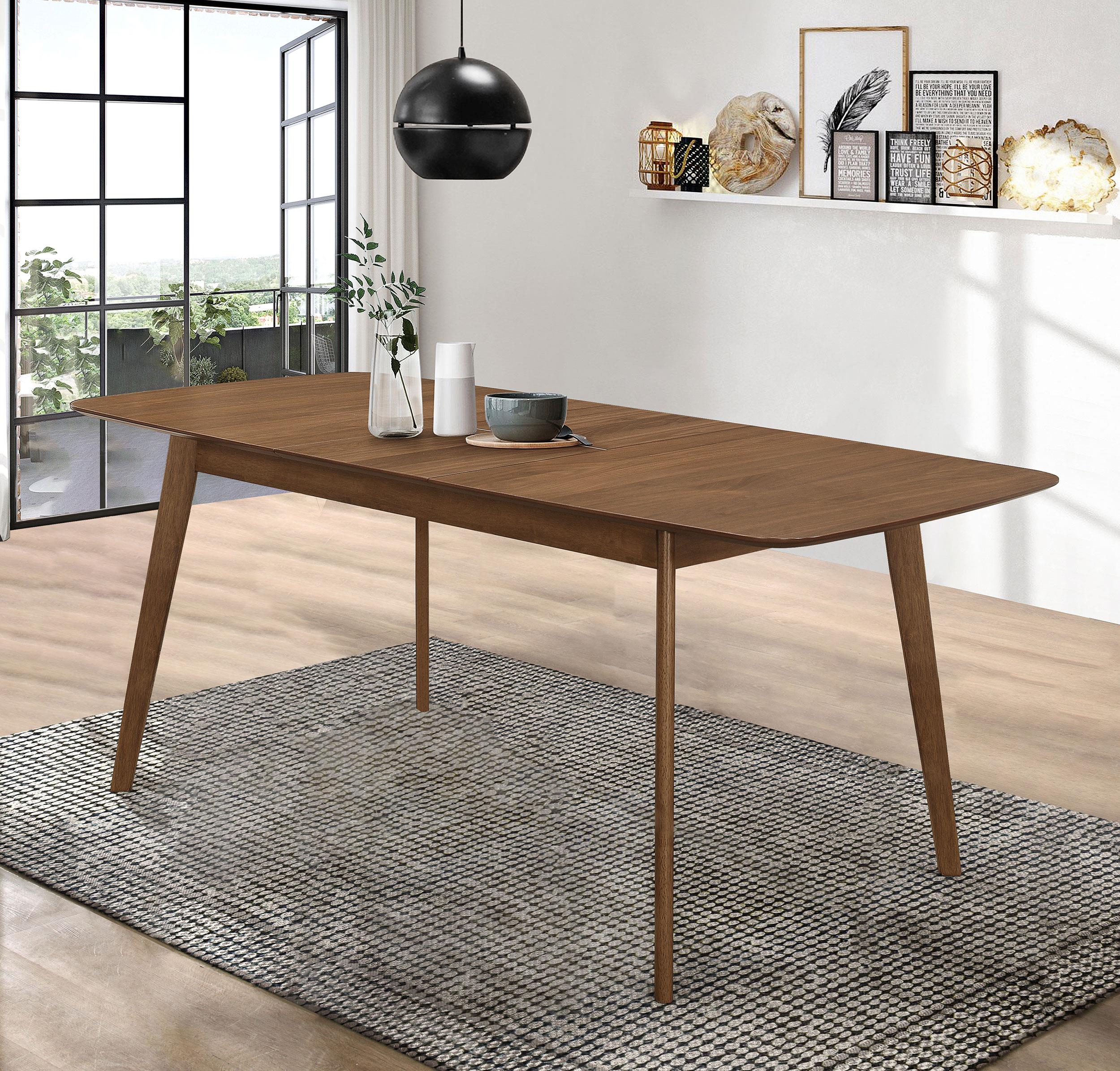 Coaster Redbridge Mid-Century Modern Dining Table Model 106591