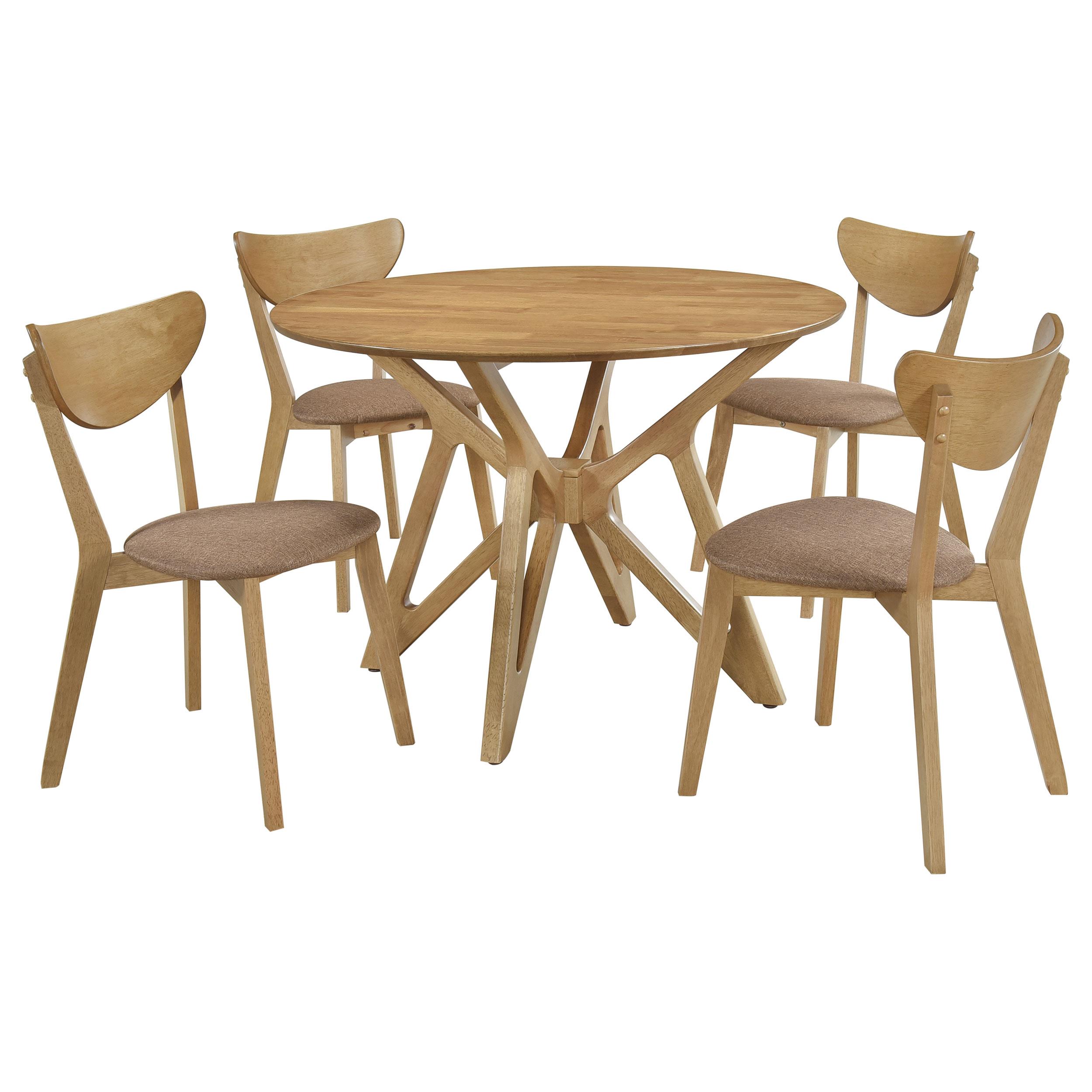 Coaster Elowen Mid-Century Modern Dining Table Model 108440-S5