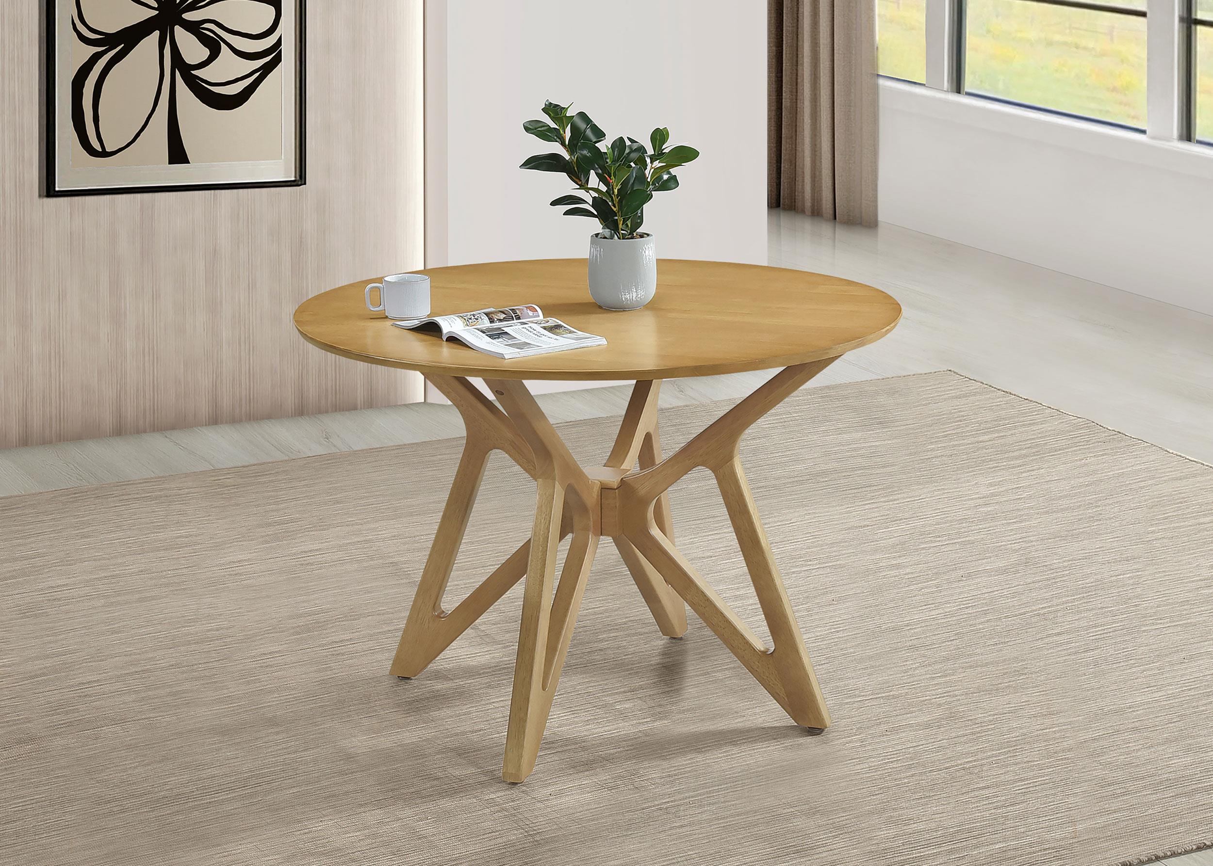 Coaster Elowen Mid-Century Modern Dining Table Model 108440