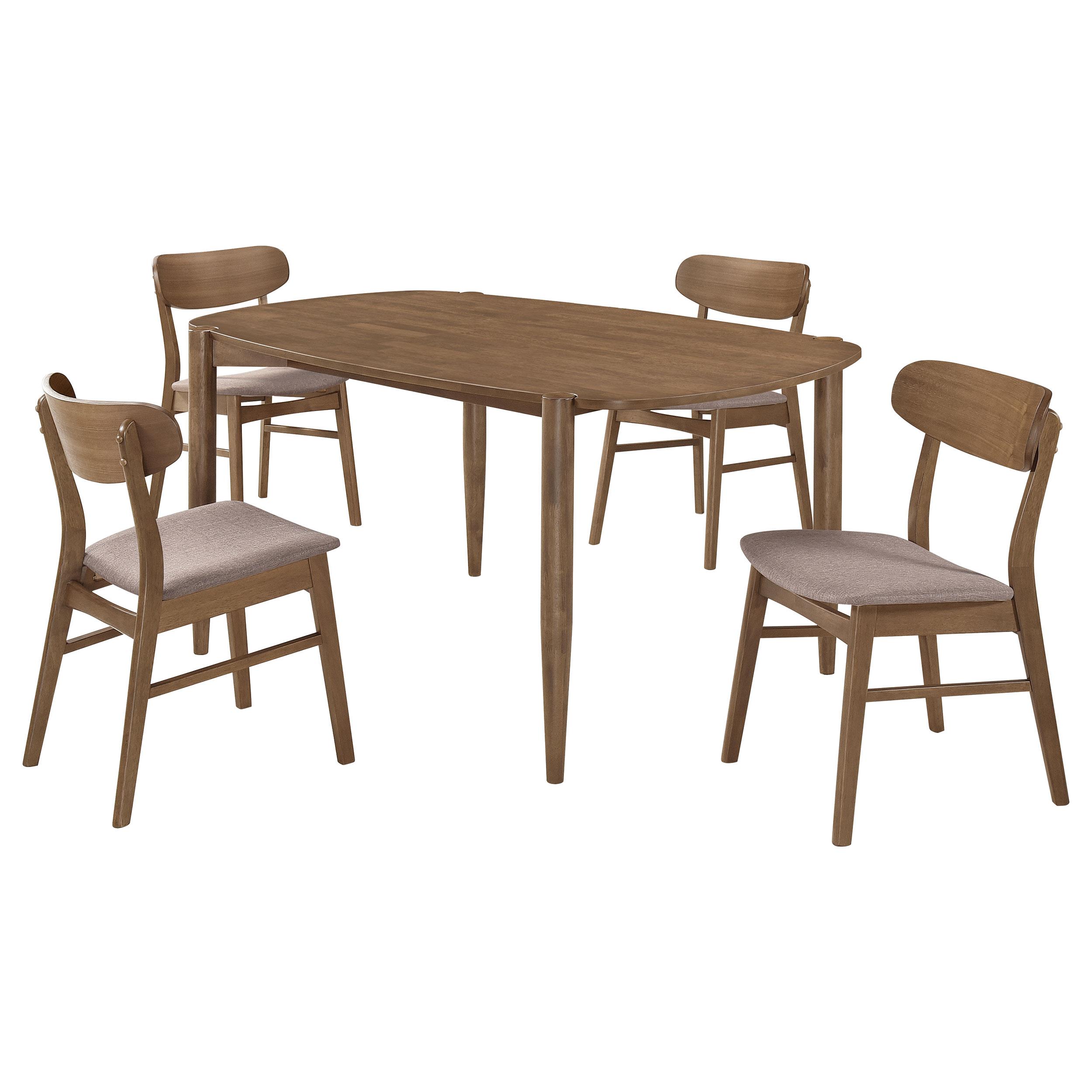 Coaster Dortch Mid-Century Modern Dining Table Model 108461-S5