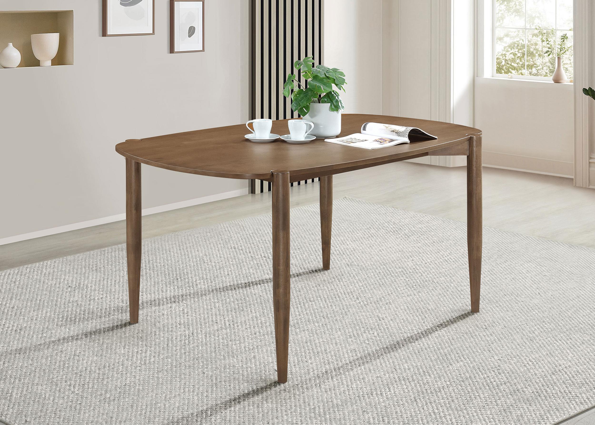 Coaster Dortch Mid-Century Modern Dining Table Model 108461