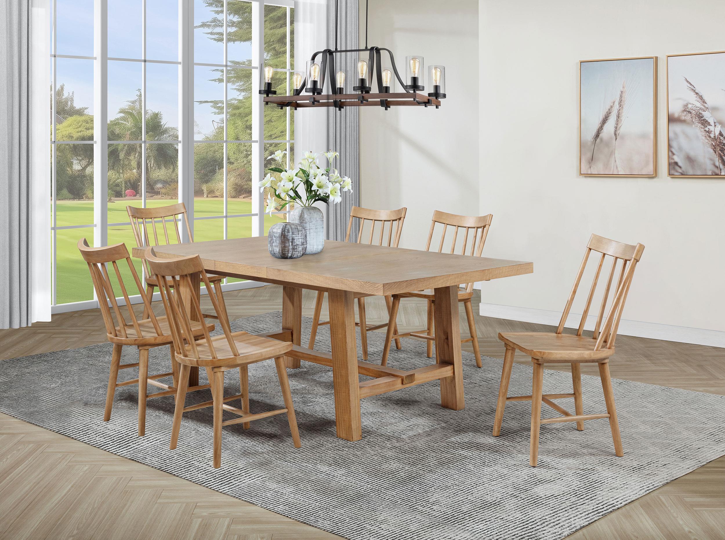 Coaster Middleton Farmhouse Dining Table Model 108540-S7N