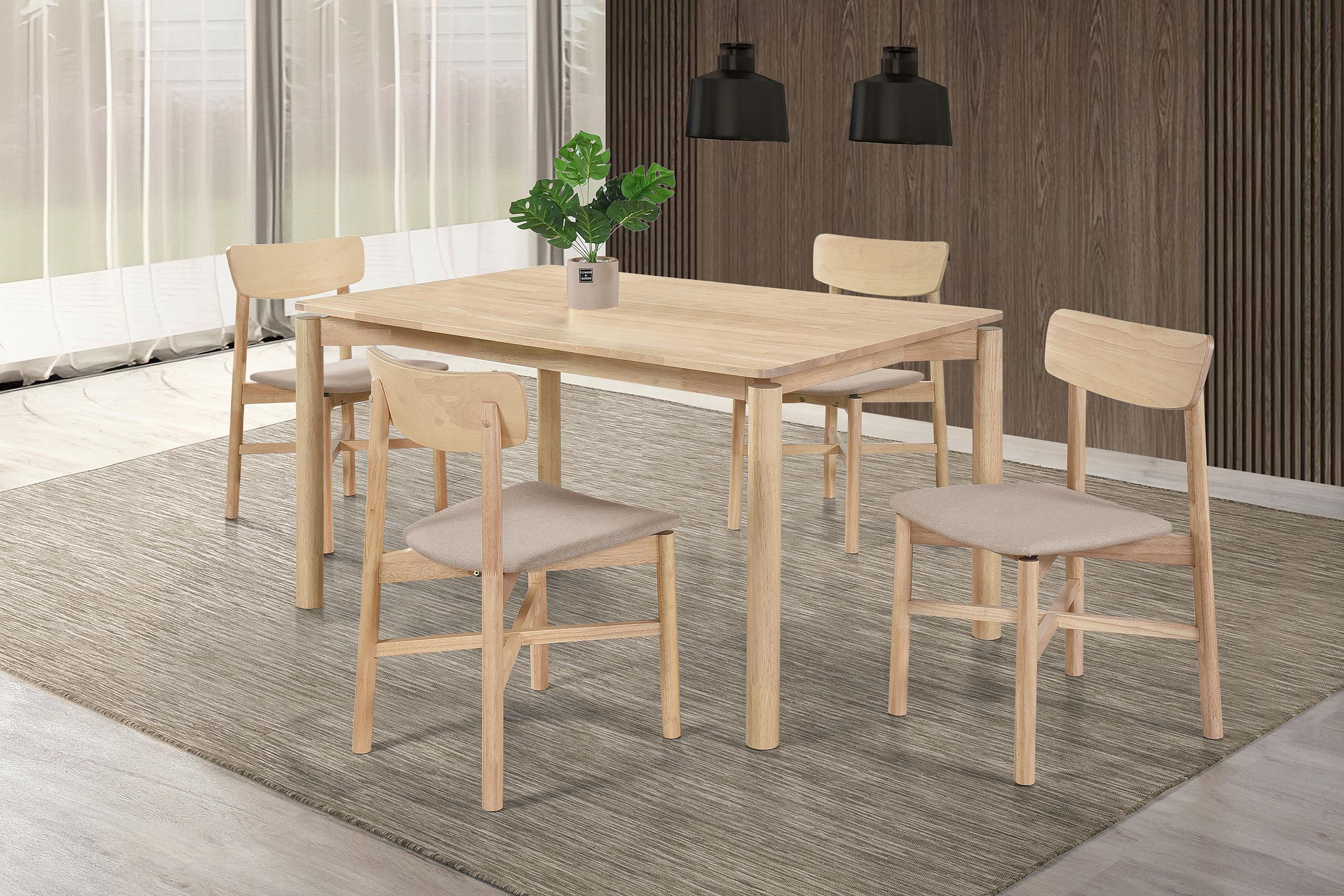 Coaster Parkridge Mid-Century Modern Dining Table Model 108551-S5