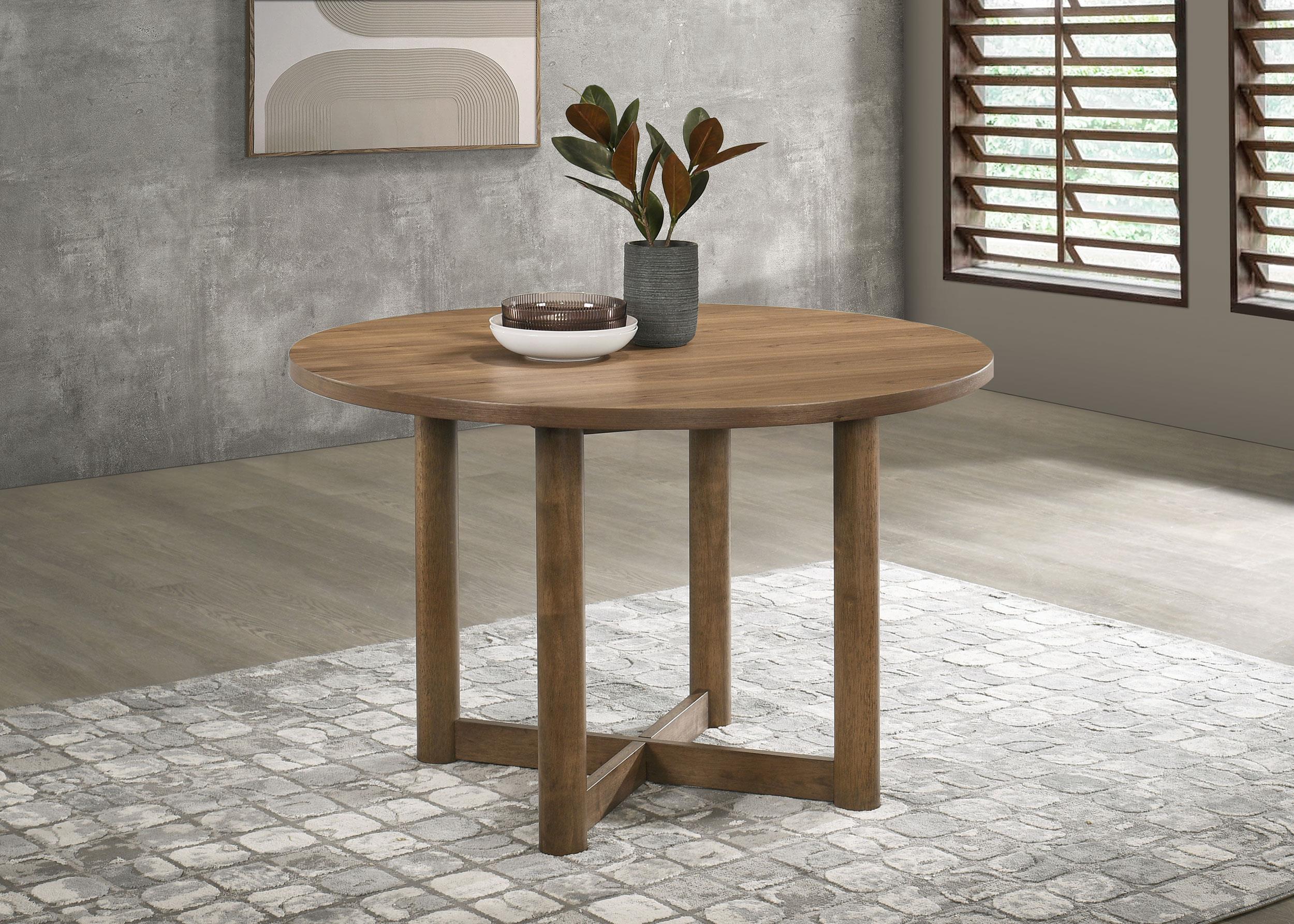 Coaster Crestmore Mid-Century Modern Dining Table Model 108570