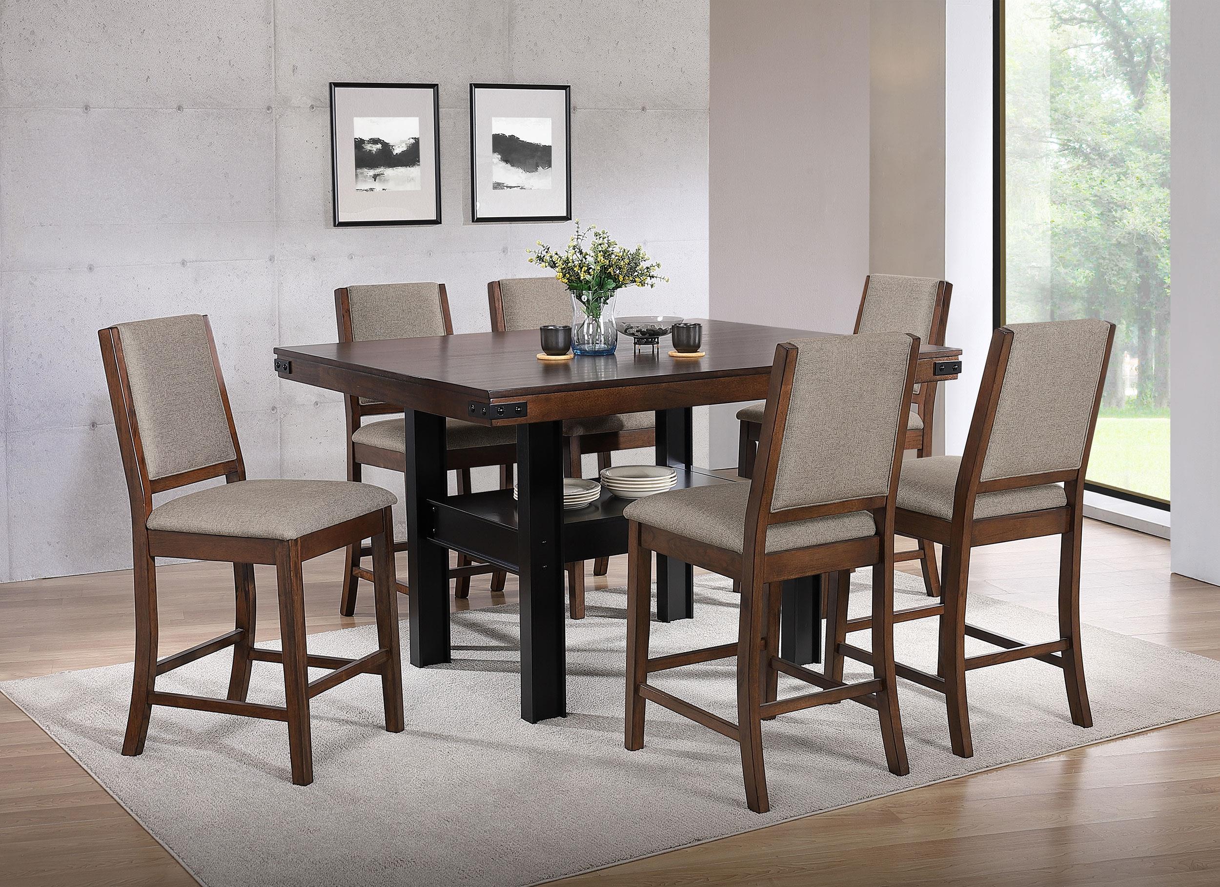 Coaster Patterson Transitional Counter Height Dining Table Model 108888-S7