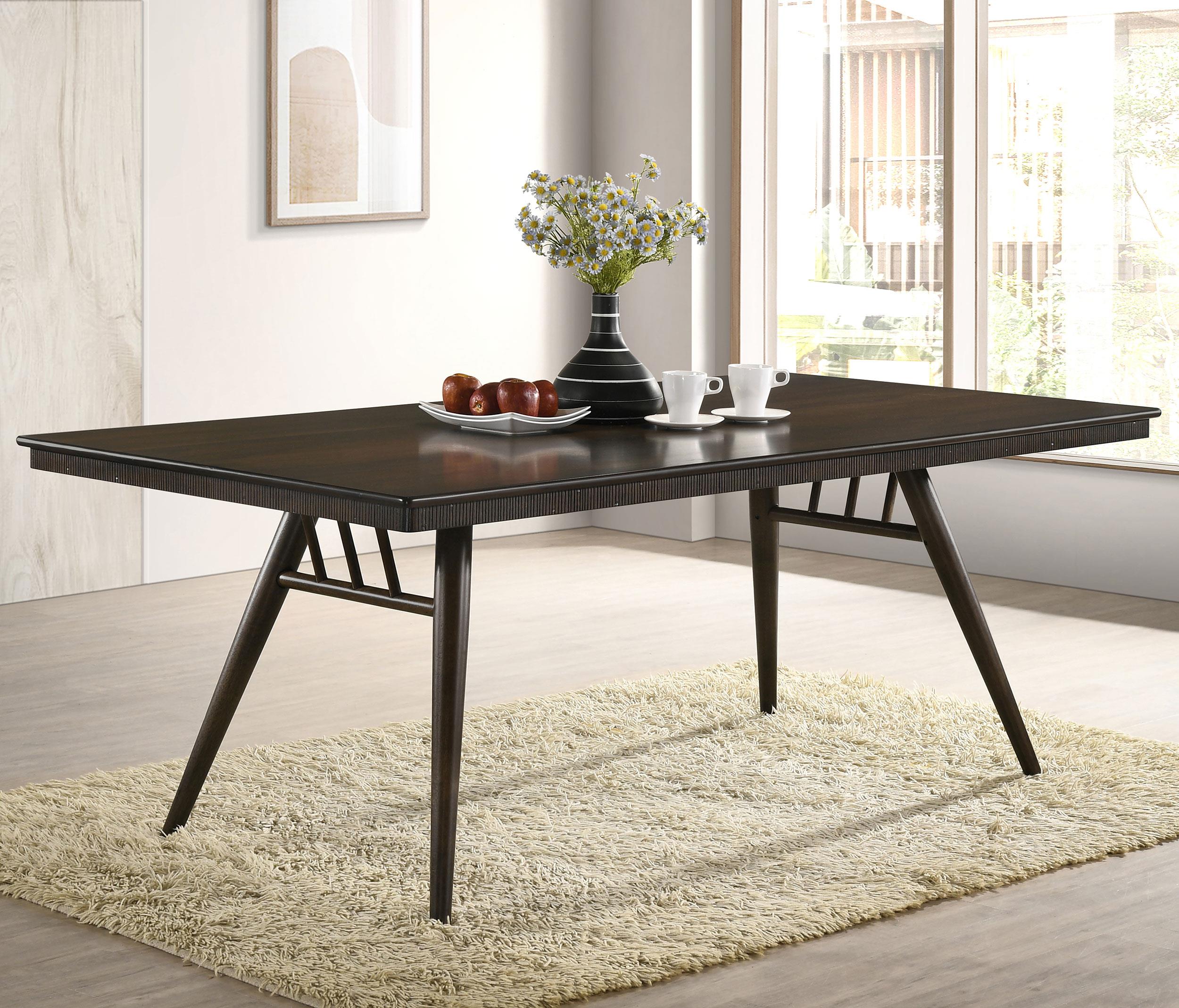 Coaster Wes Mid-Century Modern Dining Table Model 115271